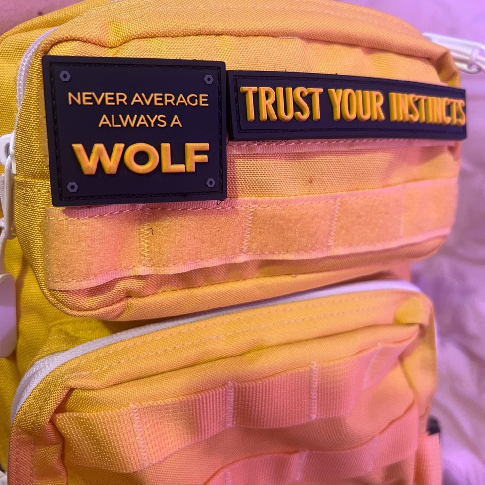 WolfPak 9L Yellow White Backpack